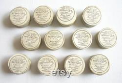 12 French Jewish Face Powder Boxes GERMANDRE in Original Packing Unopened Very Rare