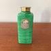 1920's Renaud Sweet Pea Talcum Powder Bottle, Antique 1924 1934, Green Slag Glass By Cristalleries De Nancy, Slide Closure, Made In France