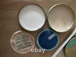 1920s Richard Hudnut Deauville Doublette Refill Set Box of 3 Powder Rouge