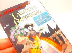 1930s Dubarry Talcum Powder Box Art Deco Crinoline Lady Illustration