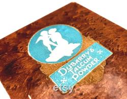 1930s Dubarry Talcum Powder Box Art Deco Crinoline Lady Illustration