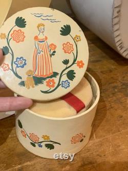 1937 Early American Old Spice Dusting Powder, Unopened 7oz Box