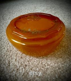 1940s Celluloid Powder Box