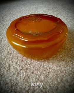 1940s Celluloid Powder Box