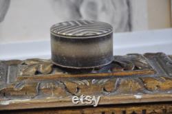 1940s French Face Powder box, Vintage Cosmetics, Cosmetics Box, Paris Vintage Boudoir Decor, Made in France