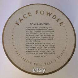 1940s Max Factor Hollywood Face Powder In original box packaging with full sealed contents. Immaculate condition