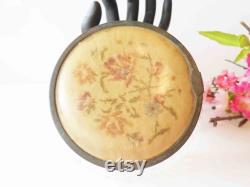 1940s Powder Jar, Art Deco Glass Jar, Ladies Powder Jar, Ladies Cosmetic Jar, Grooming Accessory, Gift for Mom, Gift for Wife