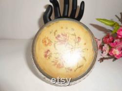 1940s Powder Jar, Art Deco Glass Jar, Ladies Powder Jar, Ladies Cosmetic Jar, Grooming Accessory, Gift for Mom, Gift for Wife
