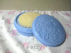 1950's powder bowl, floral design Elegant 1950's design 50's cosmetics 1950's beauty