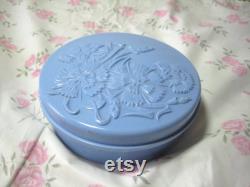 1950's powder bowl, floral design Elegant 1950's design 50's cosmetics 1950's beauty