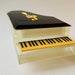 1960 Rare Vintage USSR Russian Plastic Compact Puff Powder Box Piano Mirror