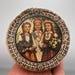 1960's DZINTARS RIGA Vintage Compact Face Puff Powder Box Cardboard Collectible