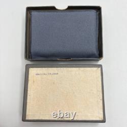 1960's Vintage Mechanical Musical Compact Cosmetic Powder Box Gold Tone Working