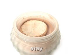 1970s Estee Lauder Face Powder Vanity Decor Gold Top Jar Re-Nutriv w Powder