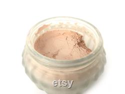 1970s Estee Lauder Face Powder Vanity Decor Gold Top Jar Re-Nutriv w Powder