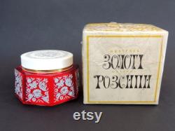 1980's Vintage Musical Mechanical Powder Trinket Box for Jewelry