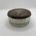 50 OFF International Silver Company Mirrored Crystal Powder Jar withBuff and Goldplated Cover