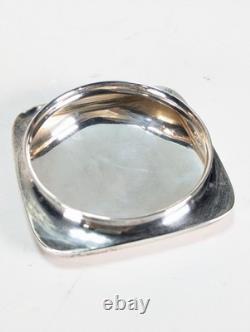 Antique 1893 Gorham Sterling Silver Glass Powder Jar Dresser Vanity Box 60g Lid