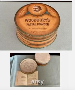 Antique 1919 Woodbury's Facial Powder Jergens Sealed Unused