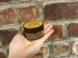 Antique 20's 30's Powder Cold Cream Jar Make Up Jar