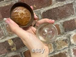 Antique 20's 30's Powder Cold Cream Jar Make Up Jar