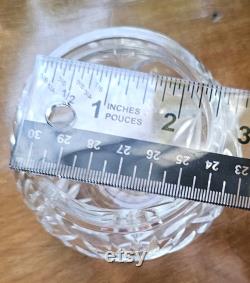 Antique American Repoussé Sterling Silver and Cut Crystal Vanity Powder Jar Home Decor Table Decor Boho Chic