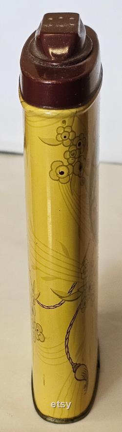Antique Art Deco Powder Tin Lavender Talc