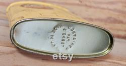 Antique Art Deco Powder Tin Lavender Talc