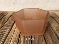 Antique Art Deco Ramses Paris Pink Satin Powder Box