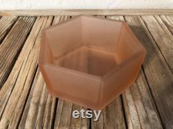 Antique Art Deco Ramses Paris Pink Satin Powder Box