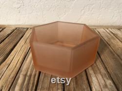 Antique Art Deco Ramses Paris Pink Satin Powder Box