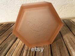 Antique Art Deco Ramses Paris Pink Satin Powder Box