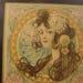 Antique Art Nouveau Powder Box With Beautiful Lady's Portrait On Top 25 292
