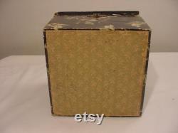 Antique Art Nouveau Powder Box With Beautiful Lady's Portrait On Top 25 292