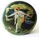Antique As The Petals Face Powder Lazell Perfumer Tin Compact Art Nouveau Lady