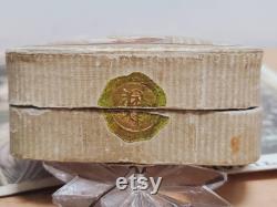 Antique Bourjois Paris Powder Box with Rochas Perfume Bottle