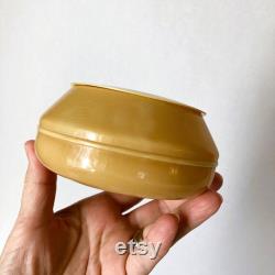 Antique Celluloid Vanity Set Early 20th Century Dressing Table Accessories Plastic Dresser Tray Hair Receiver and Powder Jar