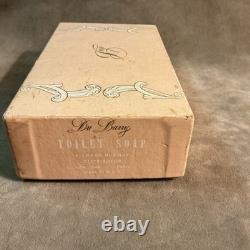 Antique Du Barry Perfume/Cologne/Powder Soap Box Peach Color Cardboard