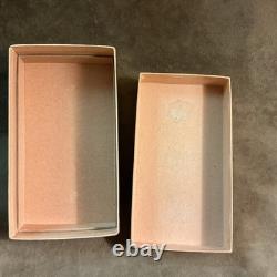 Antique Du Barry Perfume/Cologne/Powder Soap Box Peach Color Cardboard
