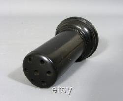 Antique Ebony Powder Shaker, Victorian Powder Shaker, Ebony Talc Shaker, Dressing Table Accessory, Talcum Powder Shaker, Free UK Postage