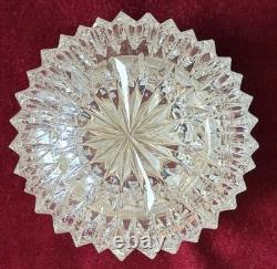 Antique F&B 925 Sterling & Glass Trinket Box Jar & Large Sterling/Fine Powder