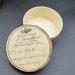 Antique French Card Powder Box From J Barathon Pharmacy in Montmarault Curiosity Cabinet Collectible