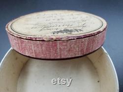 Antique French Card Powder Box From J Barathon Pharmacy in Montmarault Curiosity Cabinet Collectible