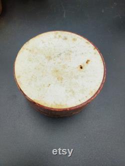 Antique French Card Powder Box From J Barathon Pharmacy in Montmarault Curiosity Cabinet Collectible