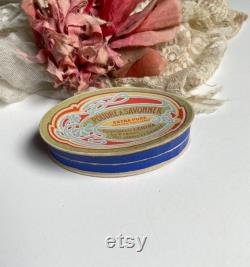 Antique French Soap Powder Box- Cardboard Brocante Box- Poudre a Savonner- Collectible Art Deco Style