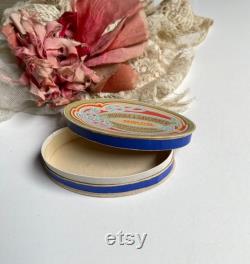 Antique French Soap Powder Box- Cardboard Brocante Box- Poudre a Savonner- Collectible Art Deco Style