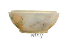 Antique GDA Limoges Hair Receiver Powder Trinket Box Hand Painted Roses Victorian Vintage Vanity Shabby Cottage Boudoir