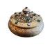 Antique Gilt Bronze and Jeweled Powder Covered Jar (A1718)