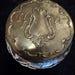 Antique Gorham Germany Victoria Silver Lid Crystal Trinket Power Jar