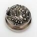 Antique Gorham Sterling Silver Chatelaine Powder Box Compact with Lily of the Valley Motif